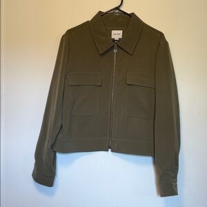 Nine West Khaki Utility Jacket